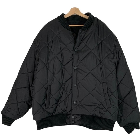 DODECA Varsity Bomber Reversible Wool Jacket Size 3XL - Picture 3 of 11